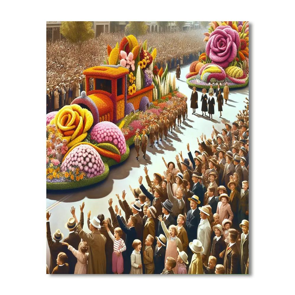 The Carnival Of Flowers Paint By Numbers Kits