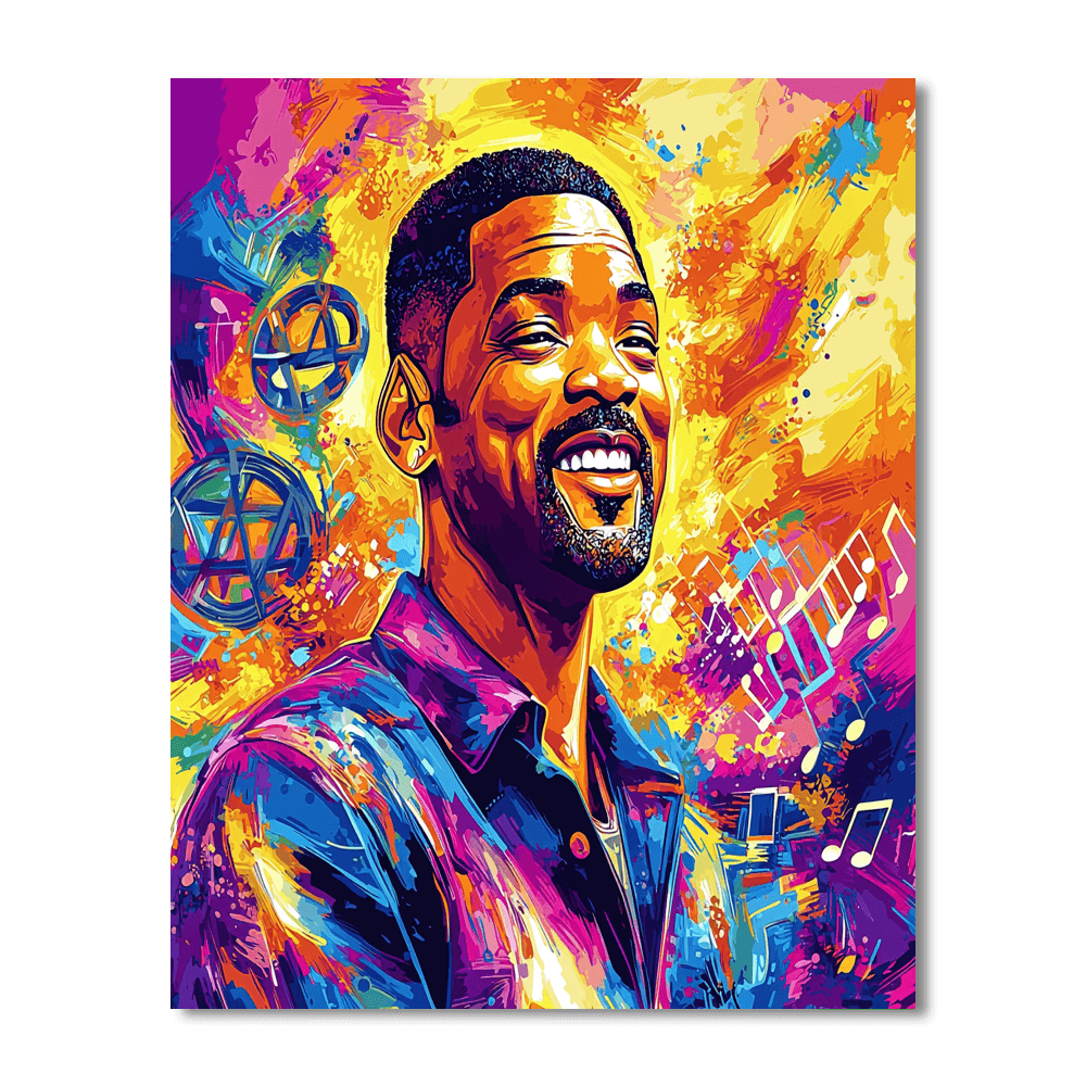 Will Smith: Unleashing The Fresh Prince Of Fame Paint By Numbers Kits