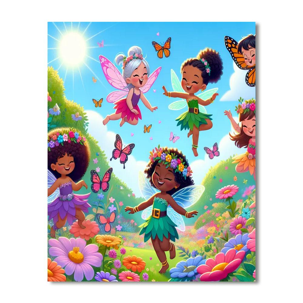 Whimsical World Of Fairies Painting Number Kit