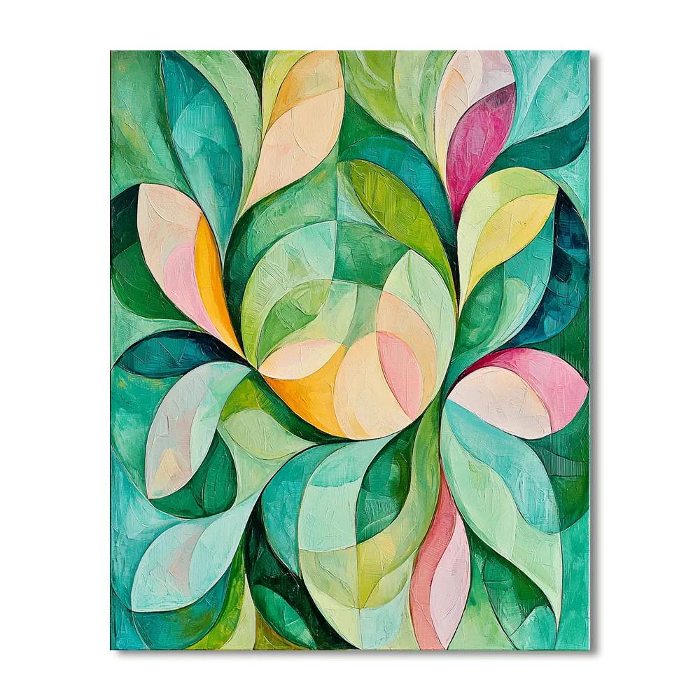 Paul Klee Inspired Serene Swirls  Numbered Painting Kits