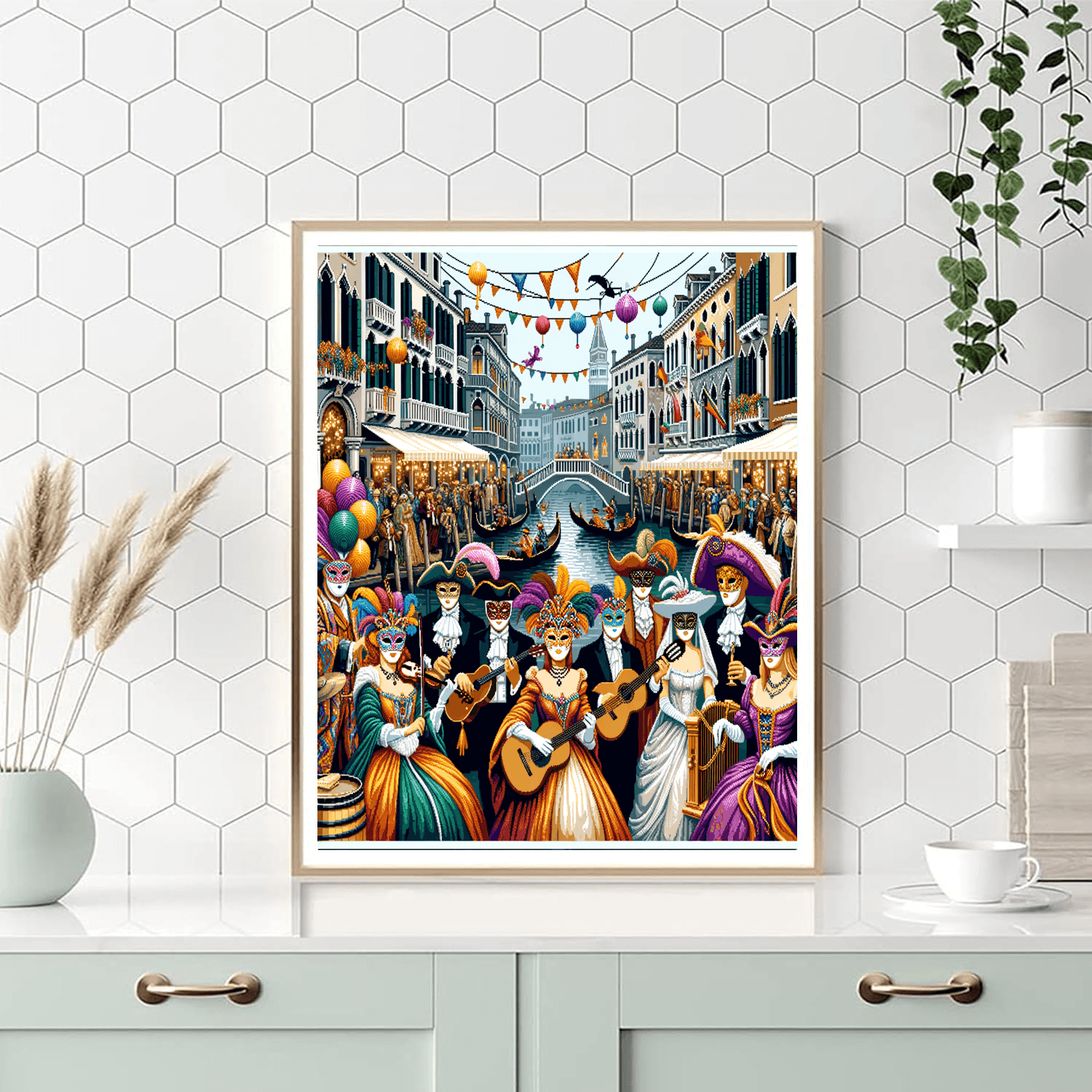 The Venetian Carnival DIY Paint By Numbers