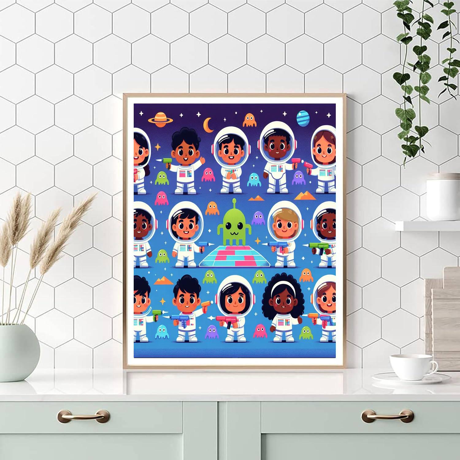 Space Invaders Quest Paint By Numbers