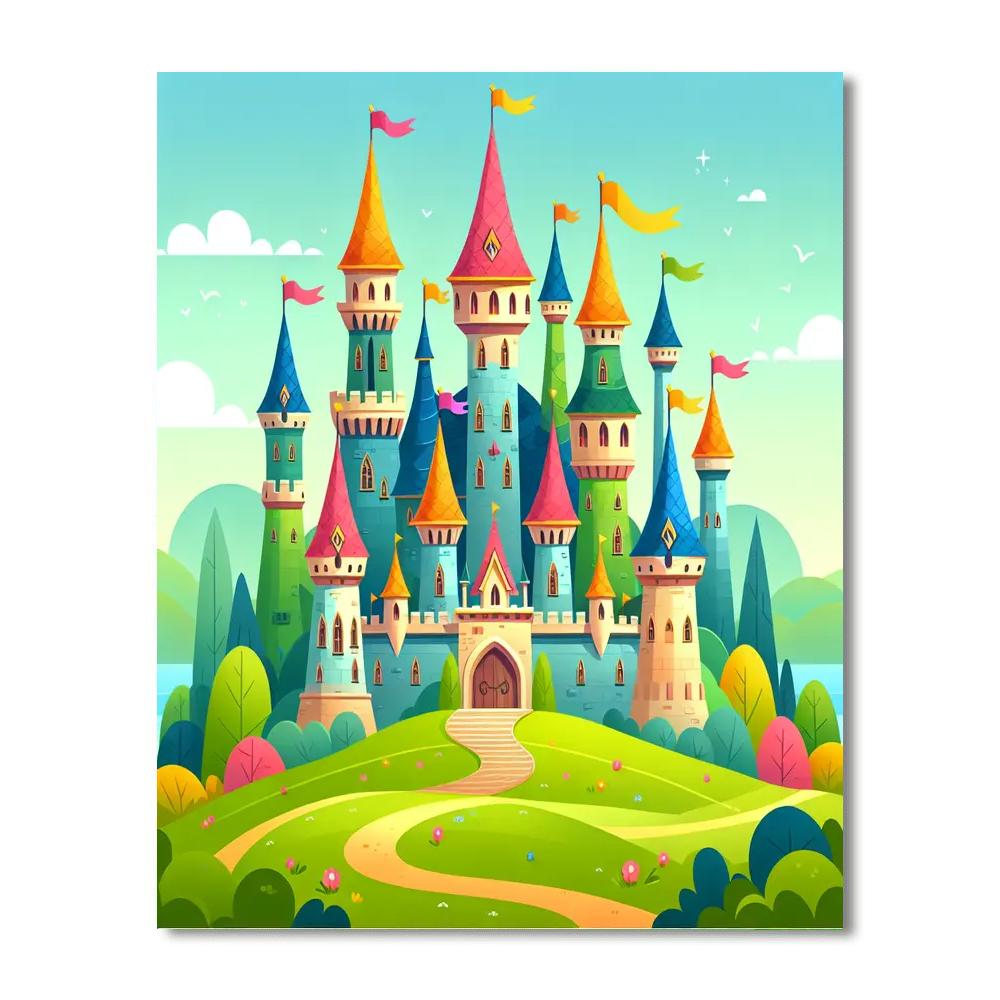 Castle Of Imagination Paint By Numbers