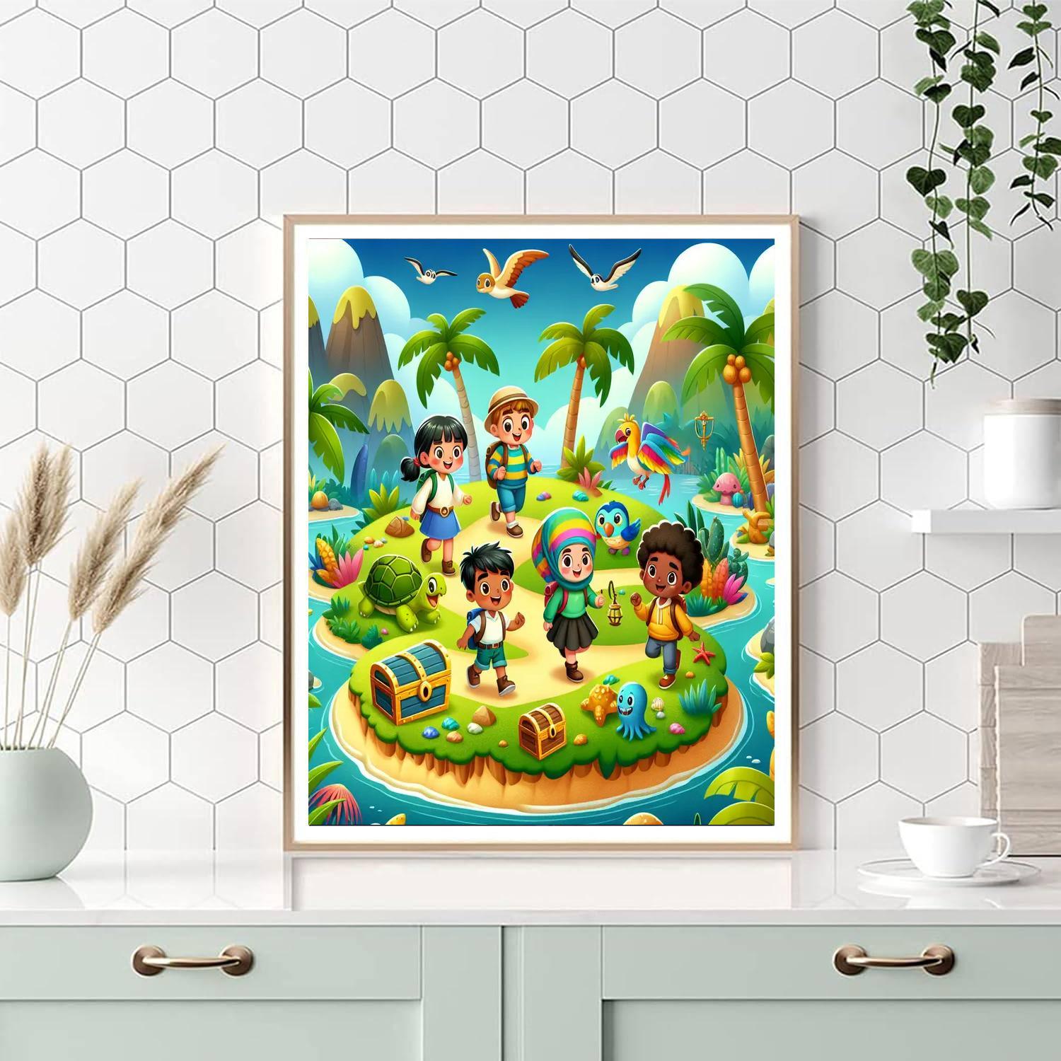 Mystical Island Expedition Paint By Numbers