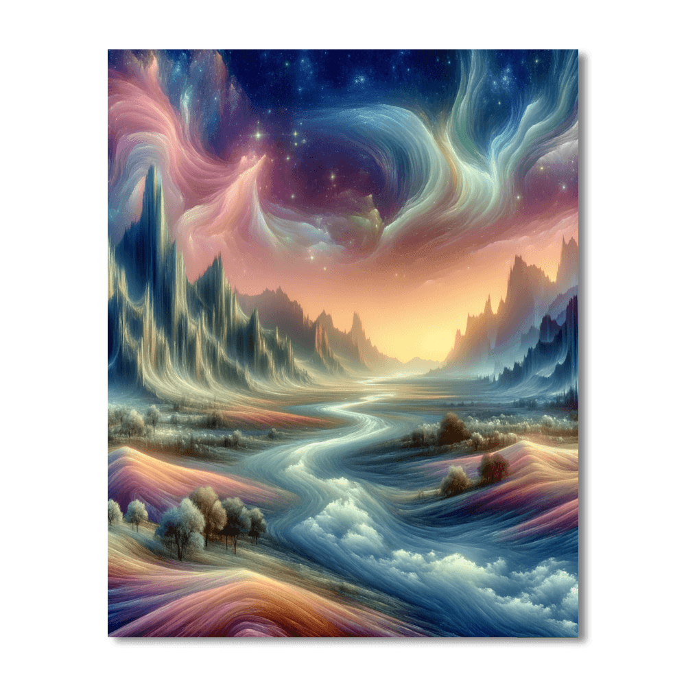 Ethereal Fantasy Realm Numbered Painting Kits