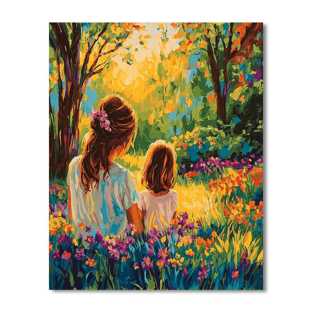 Mommy's Garden Of Memories Paint By Number
