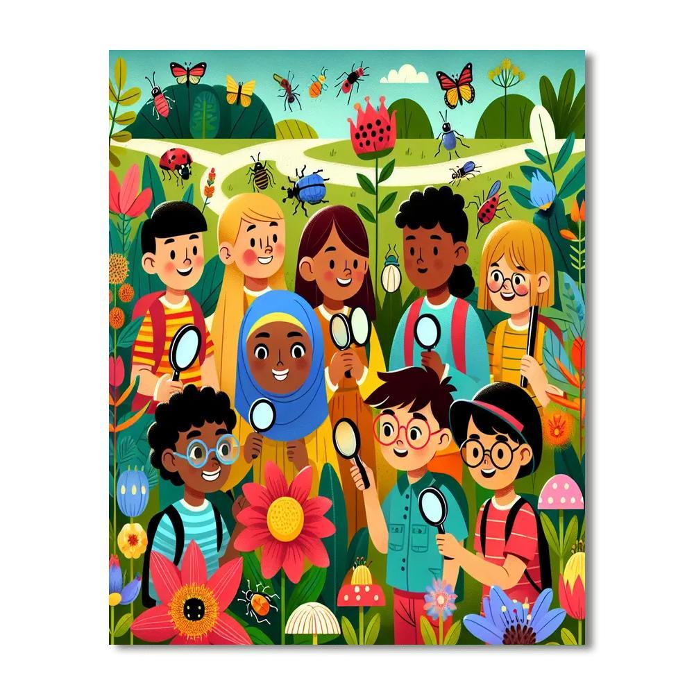 Garden Bug Exploration Paint By Color