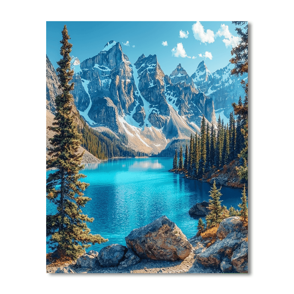 Lake Louise - Banff National Park, Canada Paint By Number