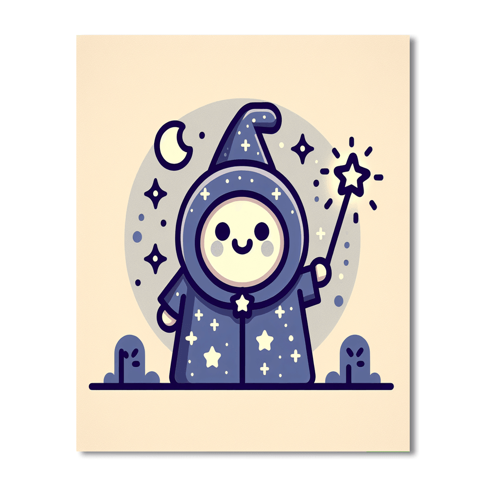 Wandering Wizard Paint By Color
