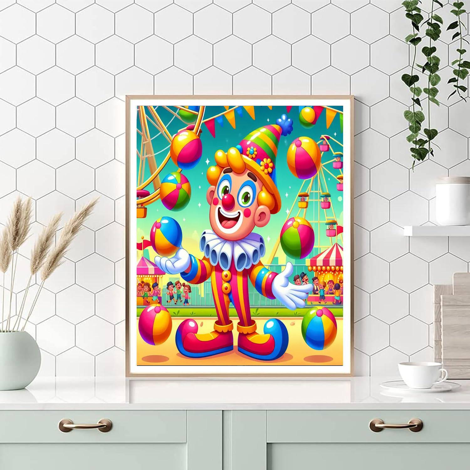 Fantastic Carnival Fun Painting Number Kit