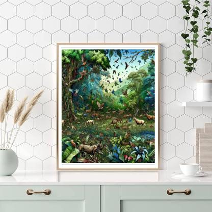 Animal Kingdom Harmony Number Painting