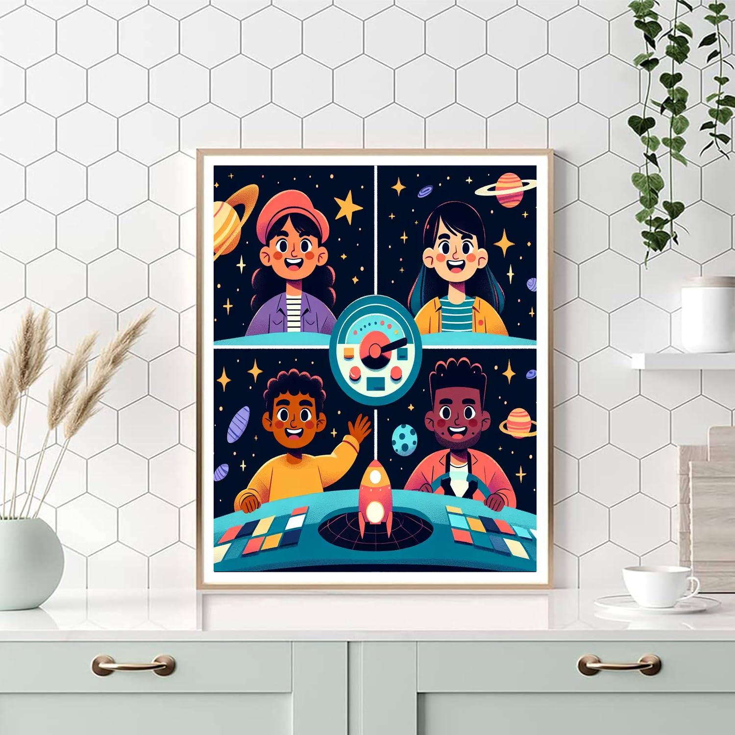 Celestial Quest Numbered Painting Kits