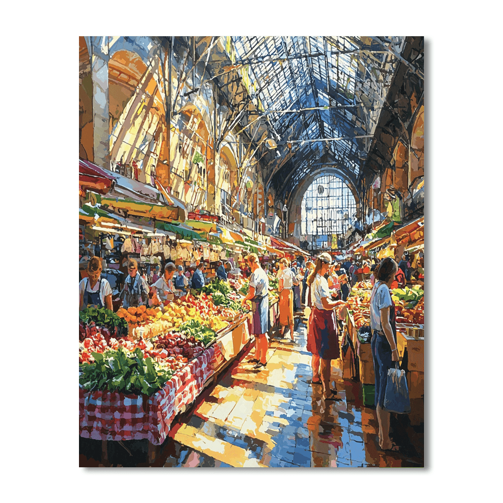 Riga Central Market Numbered Painting Kits