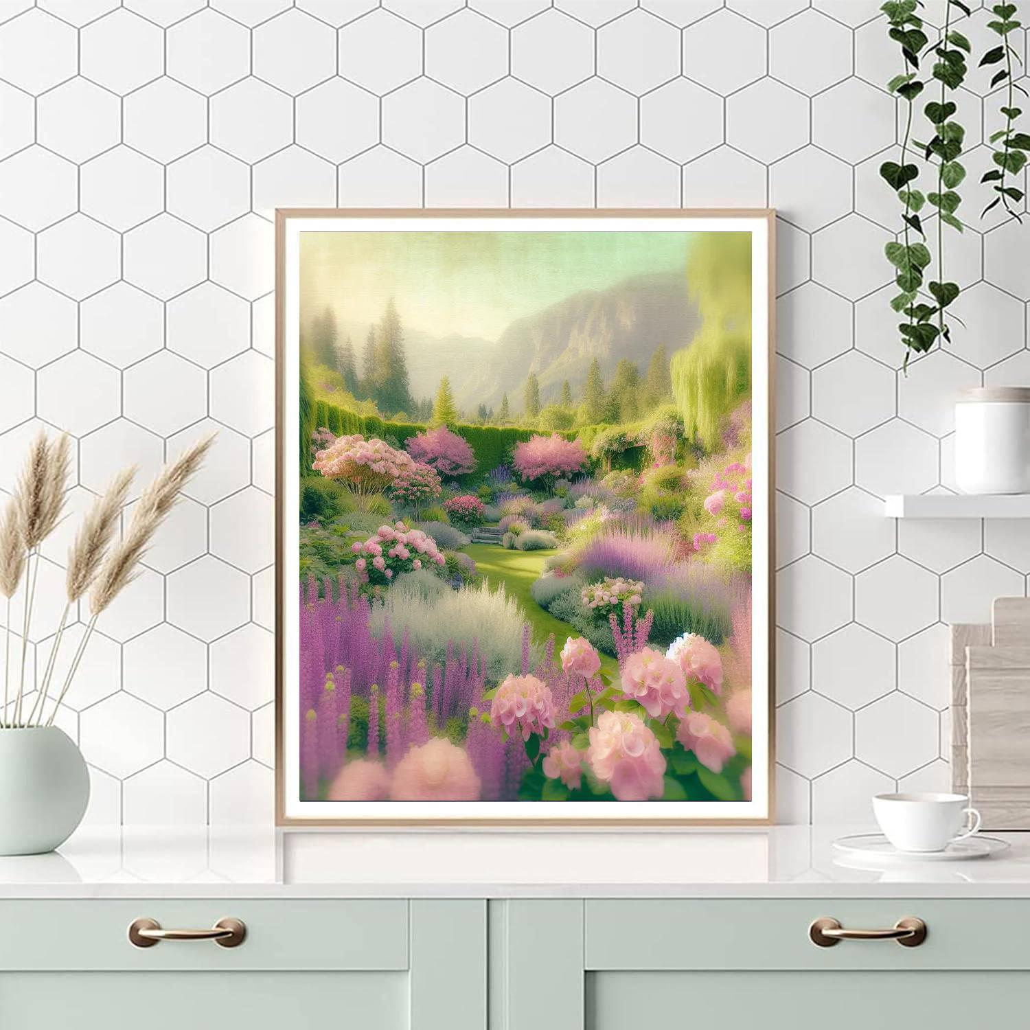 Pastel Dreams Garden Paint By Numbers
