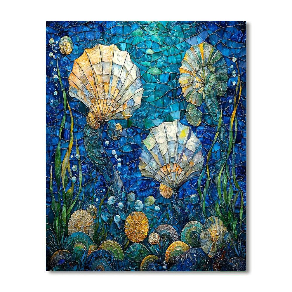 Michelangelo Inspired Enigma Of The Deep  Painting Number Kit