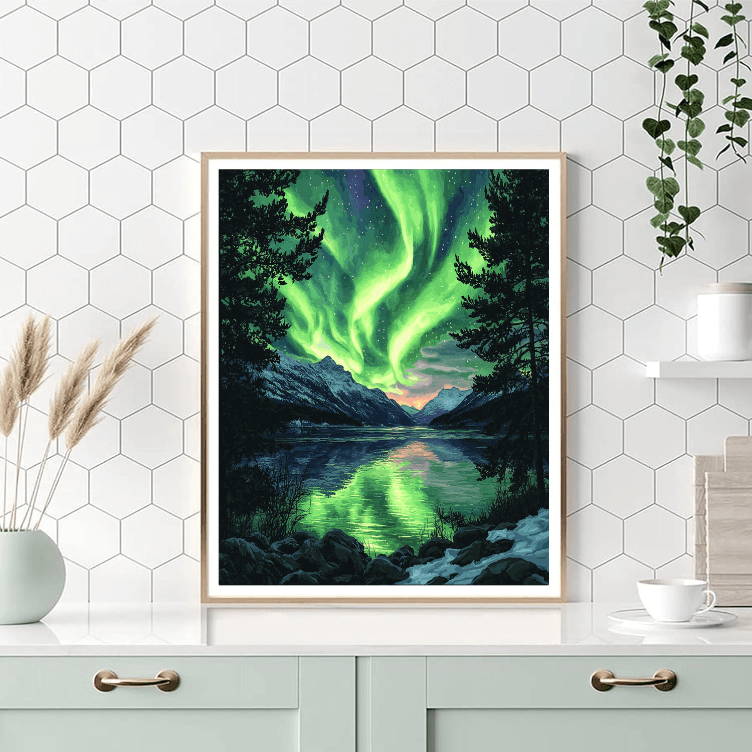 The Northern Lights In Tromsø Numbered Painting Kits