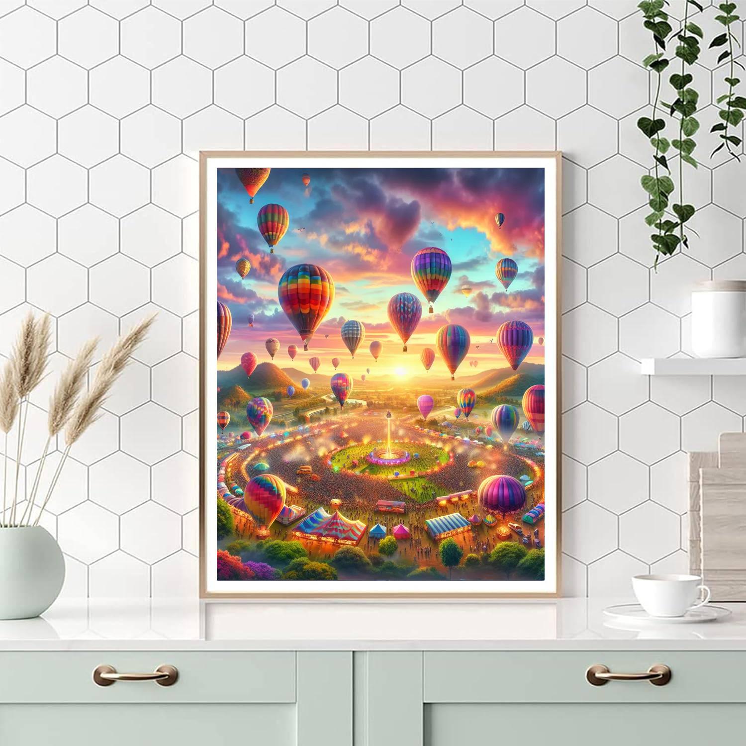 Baloon Fiesta DIY Paint By Numbers