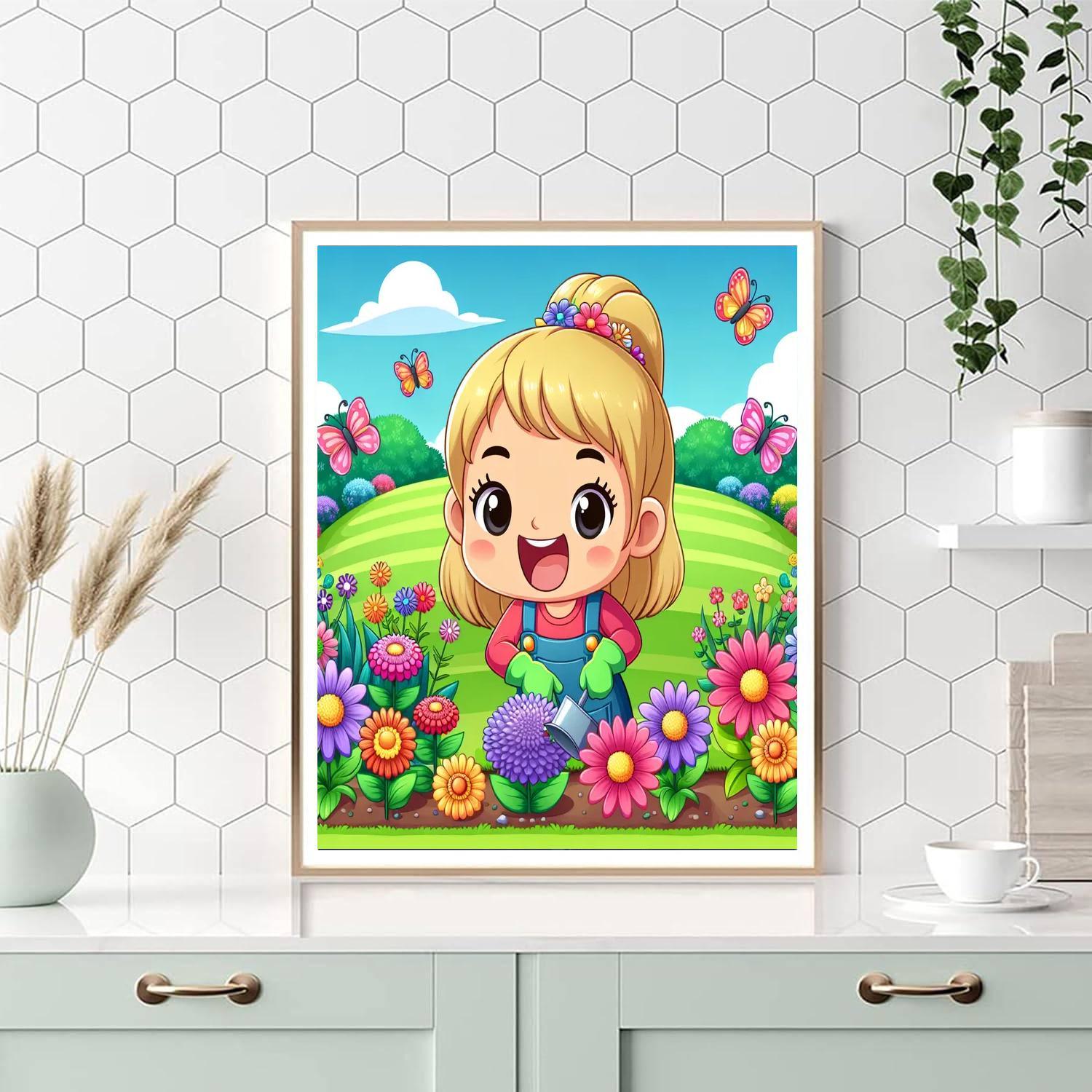 Little Gardener Paint By Number