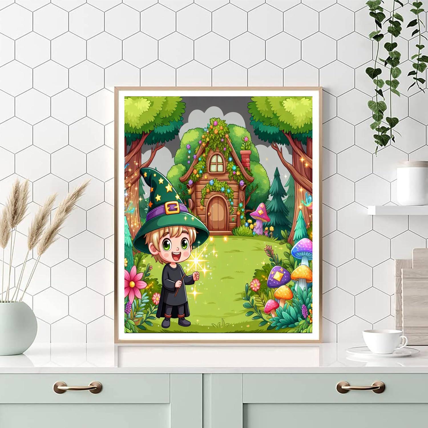 Woodland Wizard's Retreat Paint By Numbers Kits