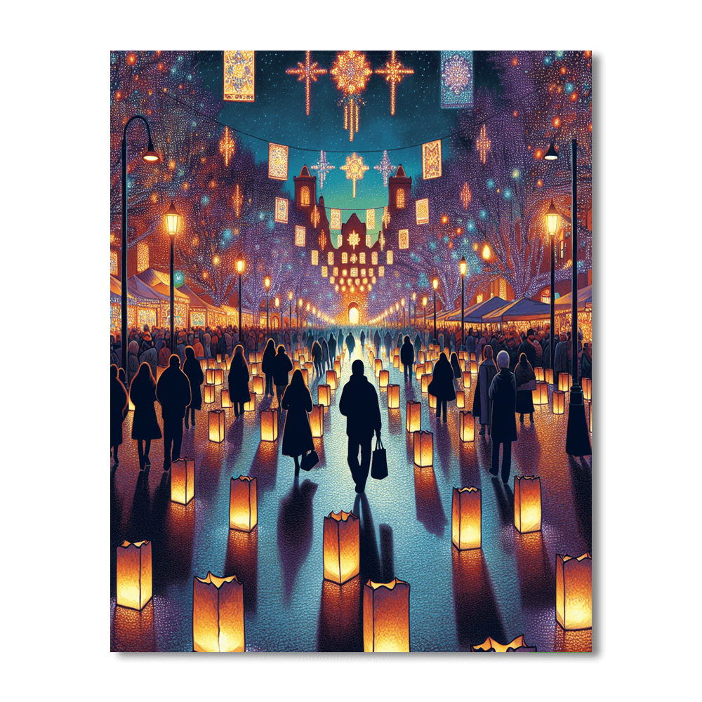 Luminaria Festival - Usa Numbered Painting Kits