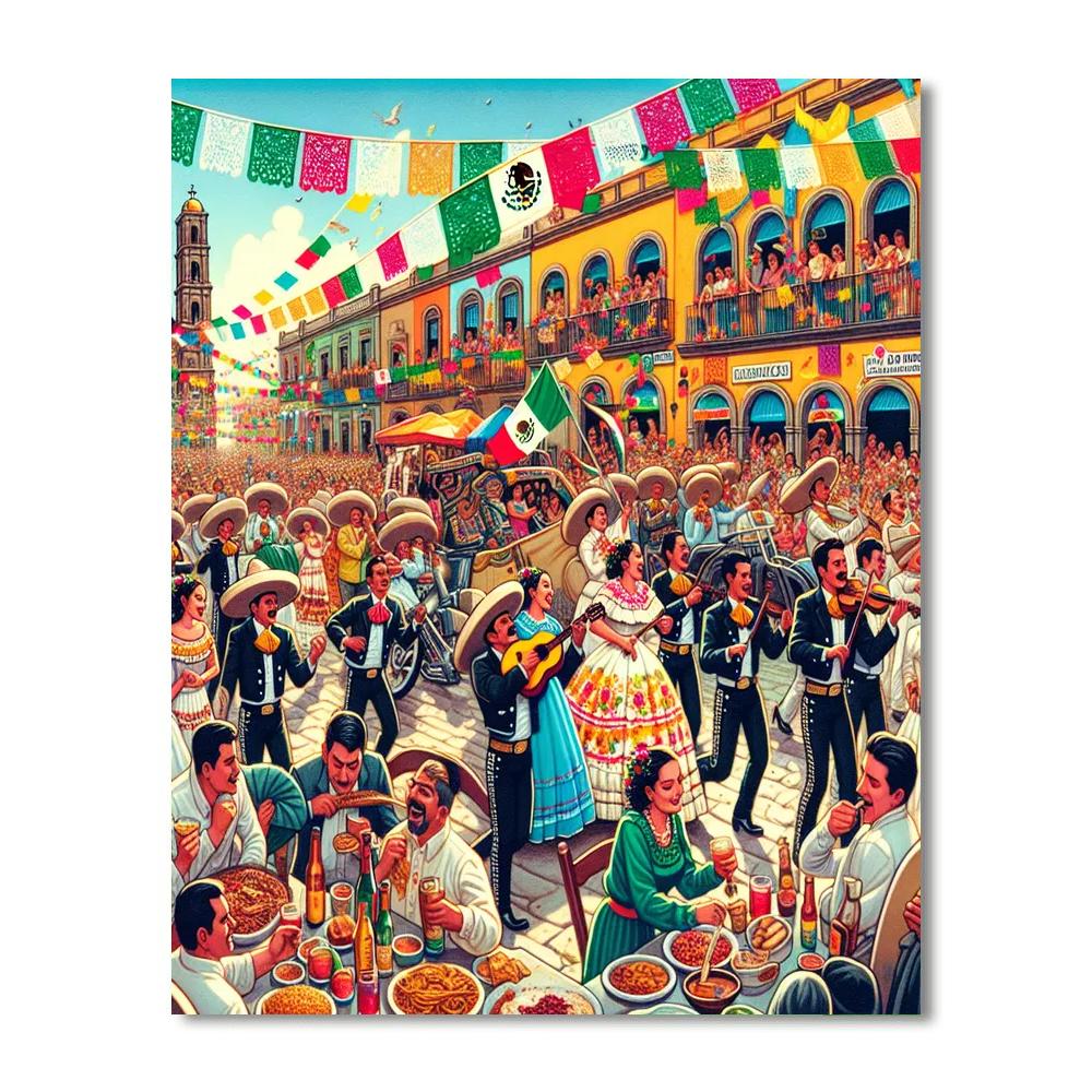 Cinqo De Mayo DIY Paint By Numbers