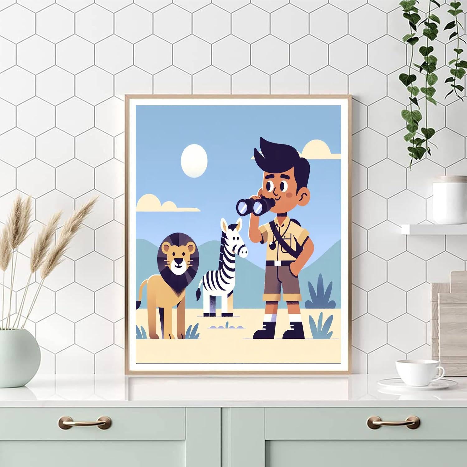 Safari Adventure Tale Numbered Painting Kits