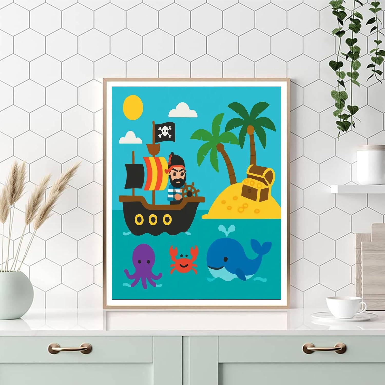 Imaginary Island Painting By Numbers Kit