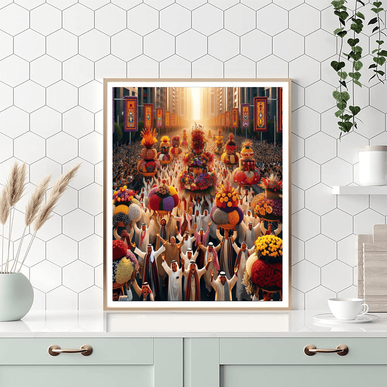 Flower Festival In Medellin Paint By Number