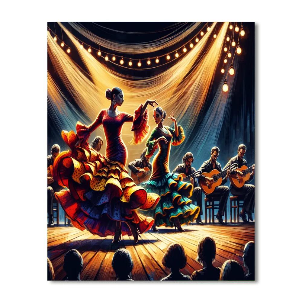 The International Festival Of Flamenco Paint By Numbers