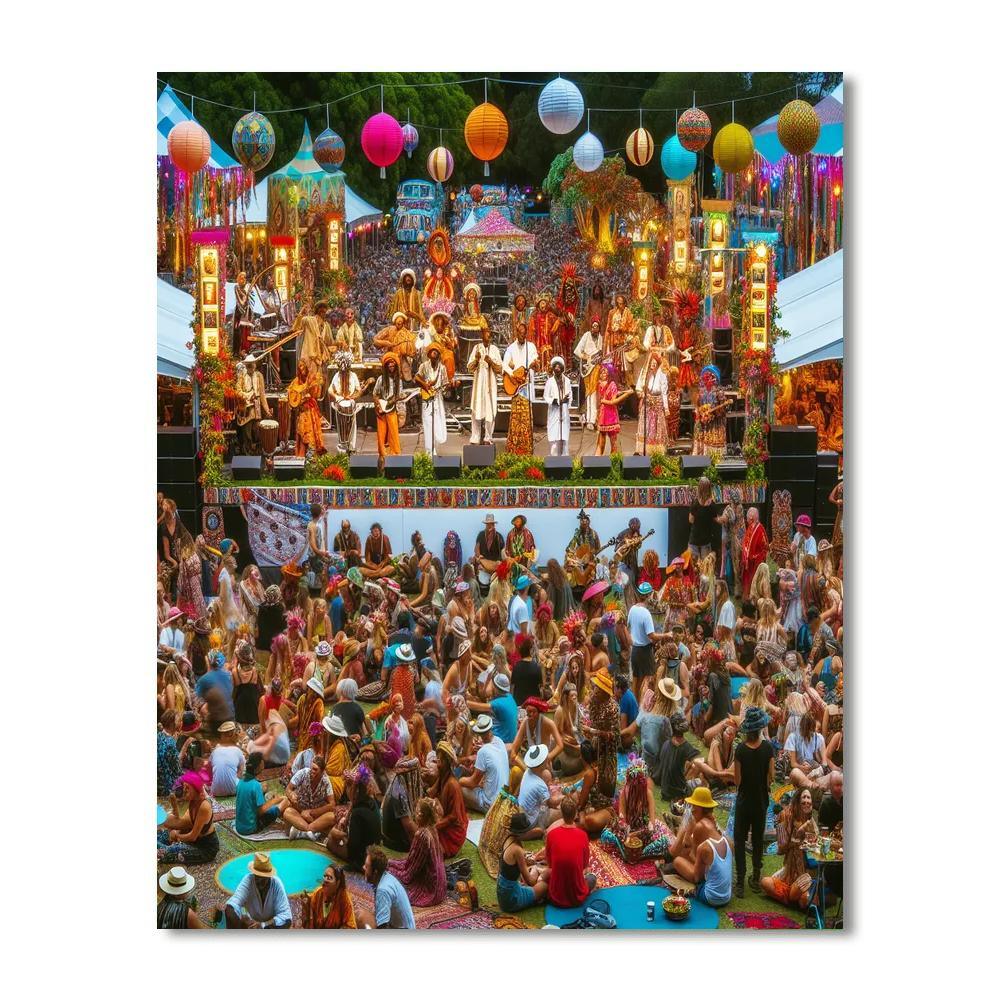 Woodford Folk Festival Painting Number Kit