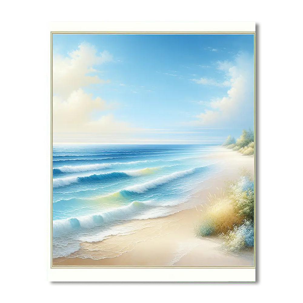 Coastal Serenity Escape DIY Paint By Numbers