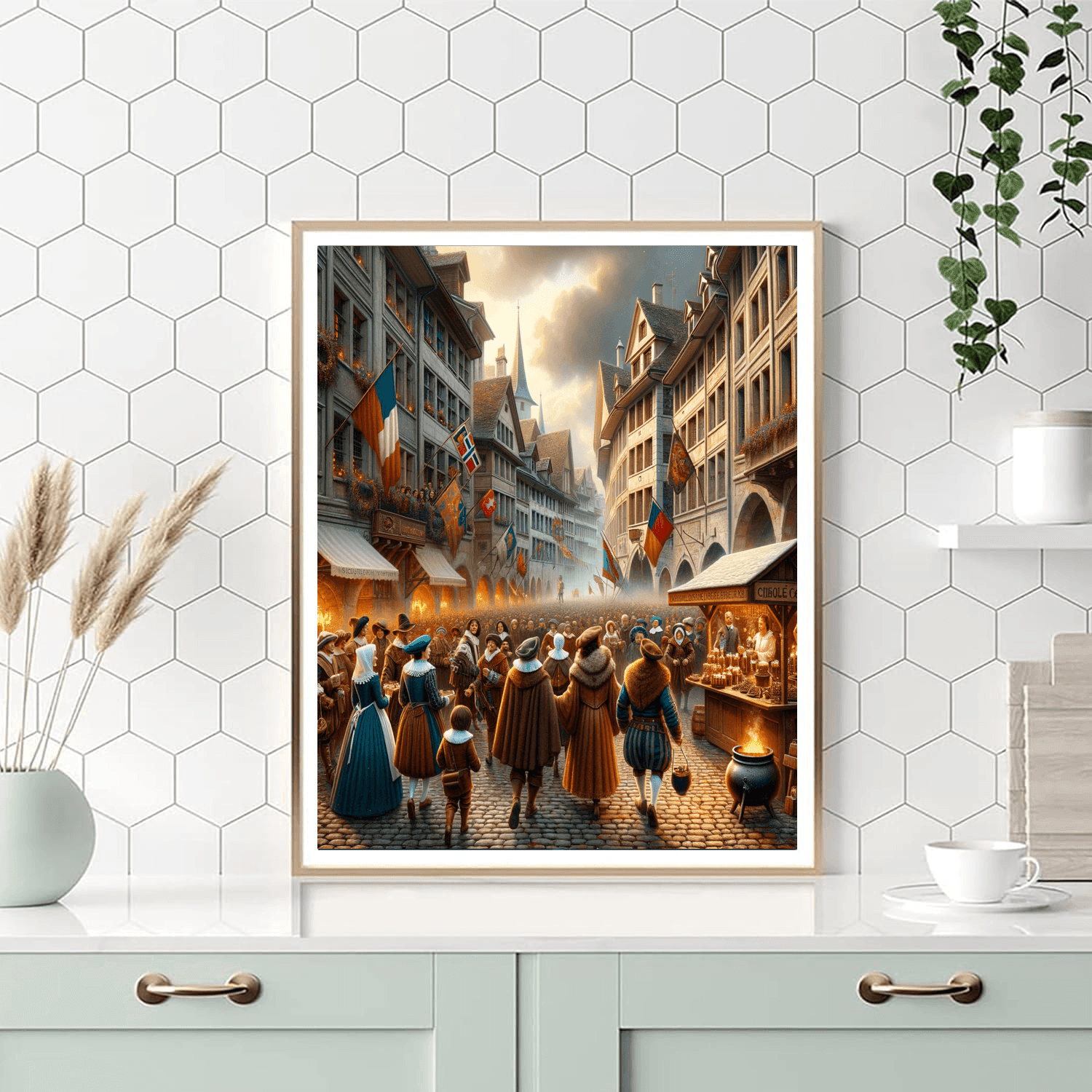 Fête De L'escalade - Switzerland Number Painting