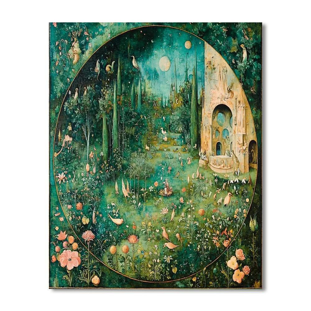 Hieronymus Bosch Inspired Garden Of Earthly Delights  Paint By Numbers Kits