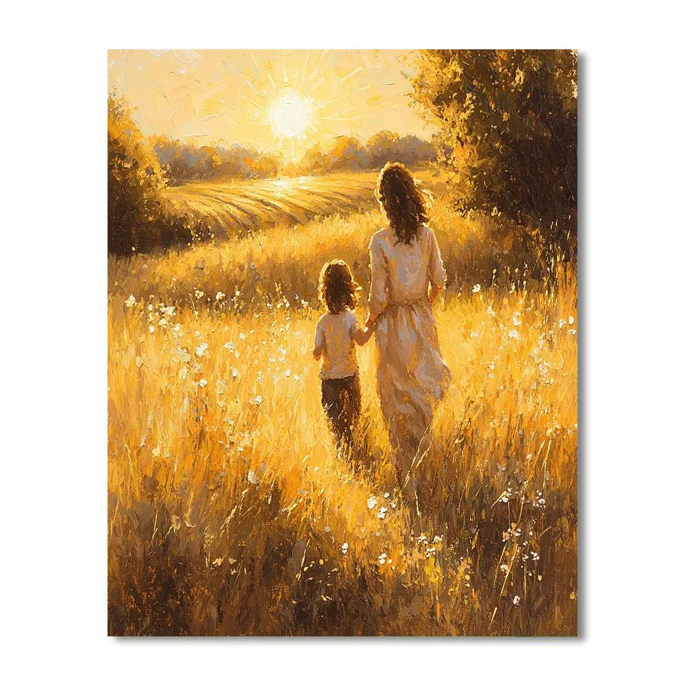 Golden Hour Bonding Paint By Numbers