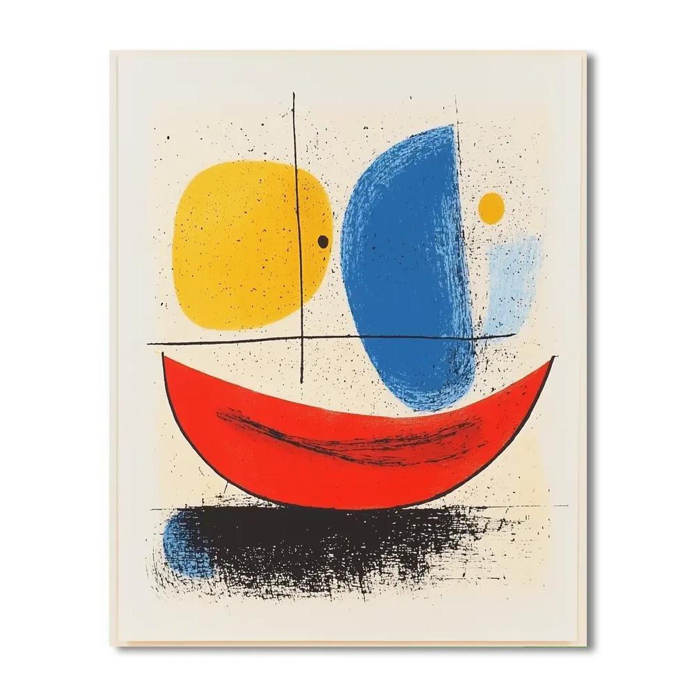 Joan Miró Inspired Ethereal Abstracts  Paint By Numbers Art