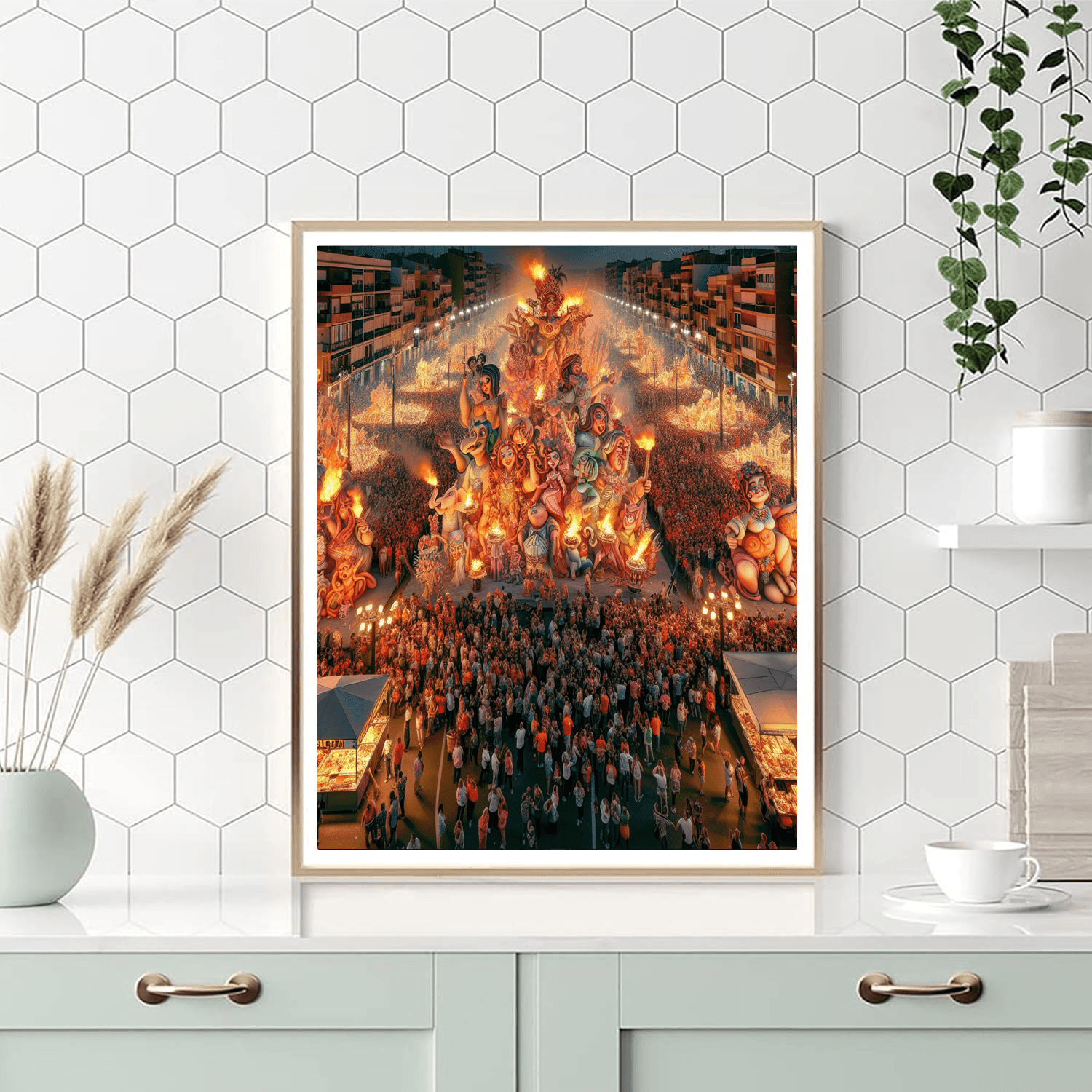 Valencia Las Fallas Festival Paint By Numbers Kits