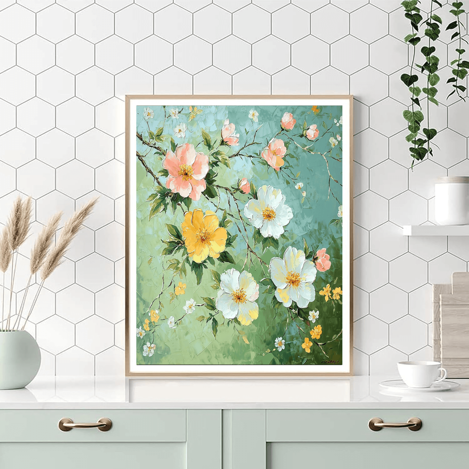 Renoir Inspired Dreamy Blossoms  Paint By Number