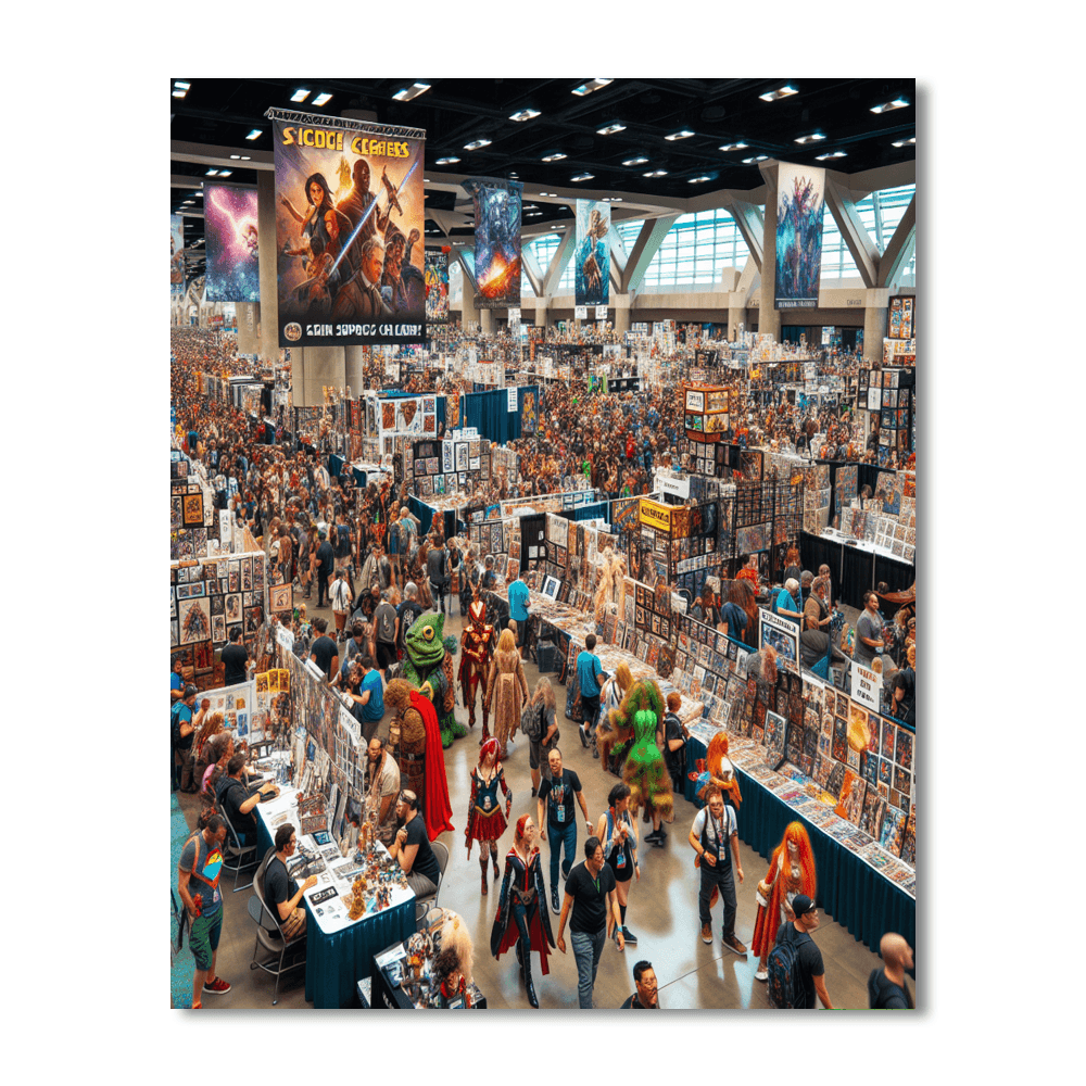 San Diego Comic-con International - United States Paint By Numbers Art