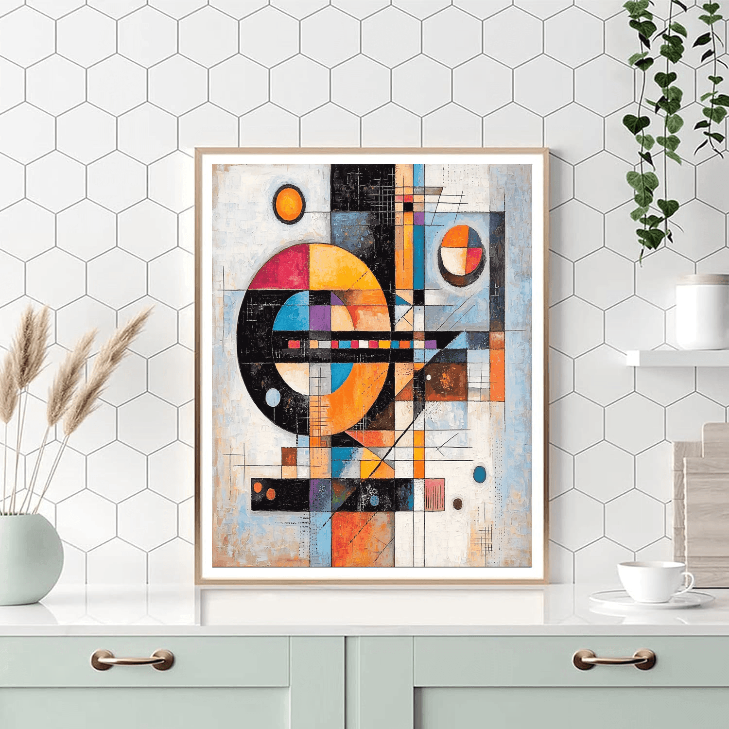 Wassily Kandinsky Inspired Timeless Abstract Patterns  Paint By Numbers Art