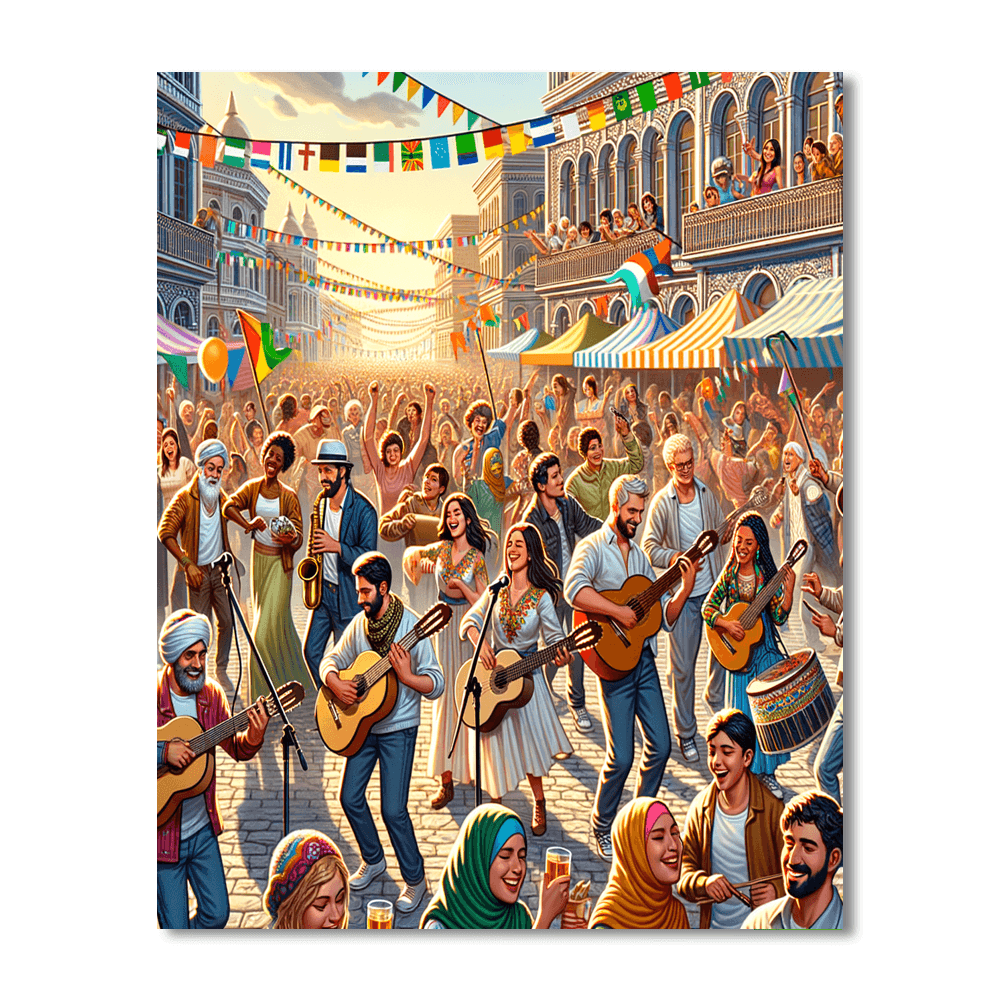 La Fête De La Musique Paint By Number