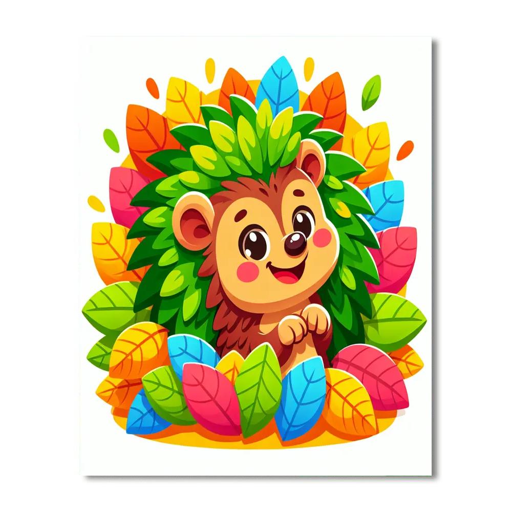 Witty Hedgehog Paint By Numbers Kits