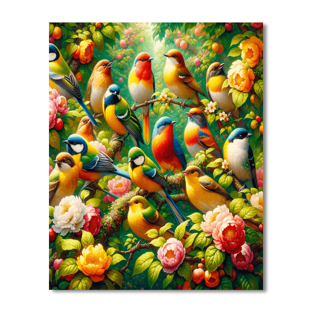 Songbird Melody Paint By Number