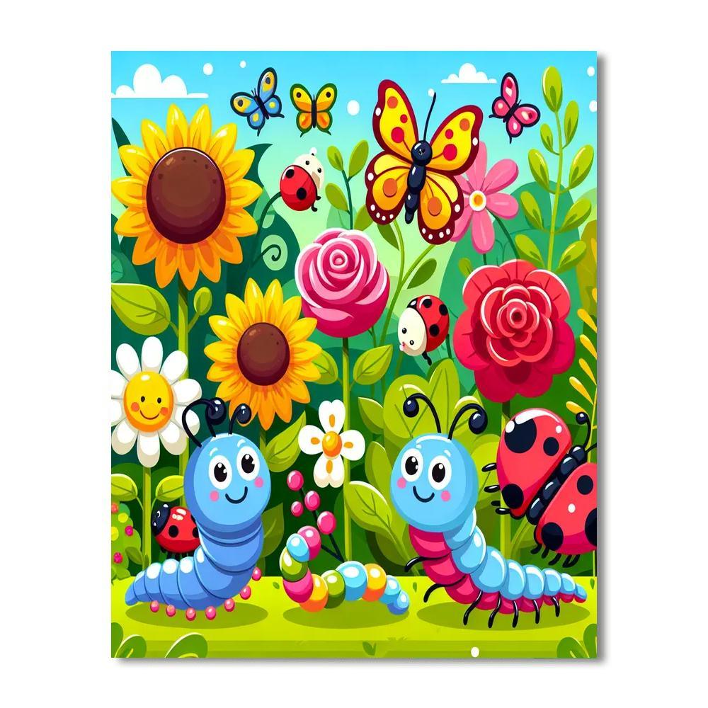 Garden Festival Paint By Numbers Art