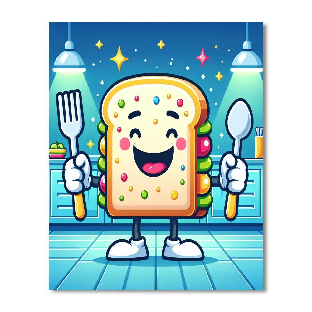 Silly Sandwich Paint By Color
