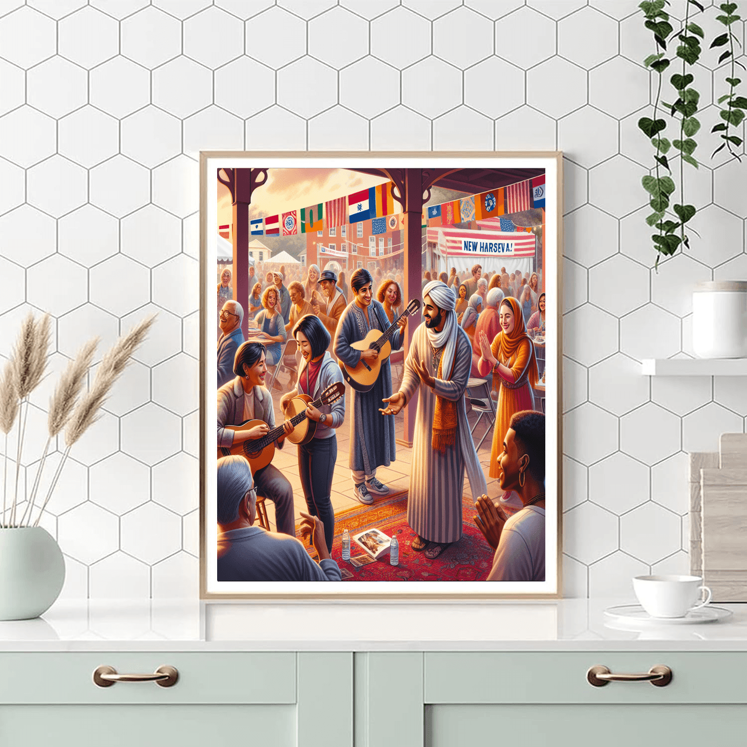 International Festival Of Arts And Ideas - Usa Painting Number Kit