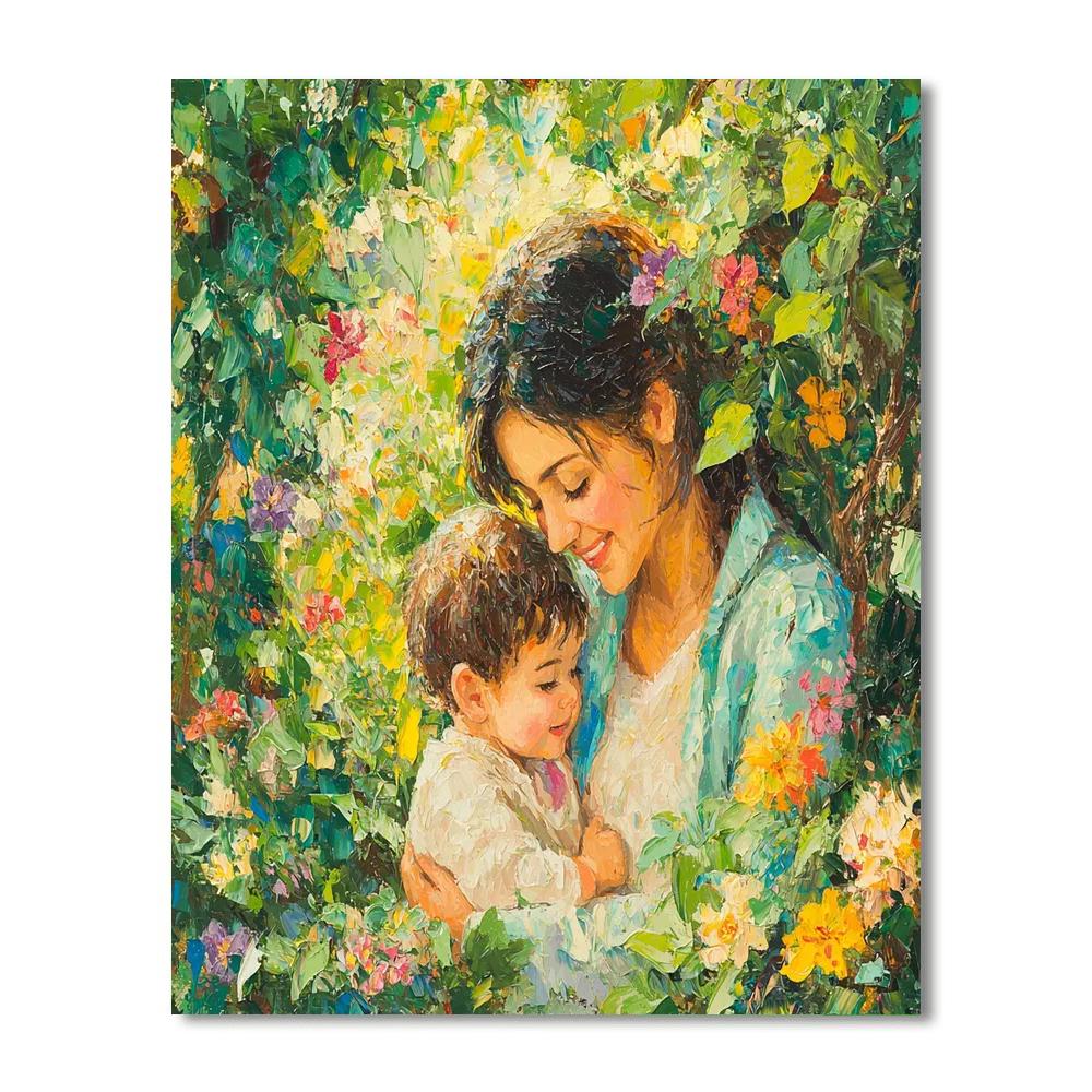Nature's Maternal Hug Paint By Color