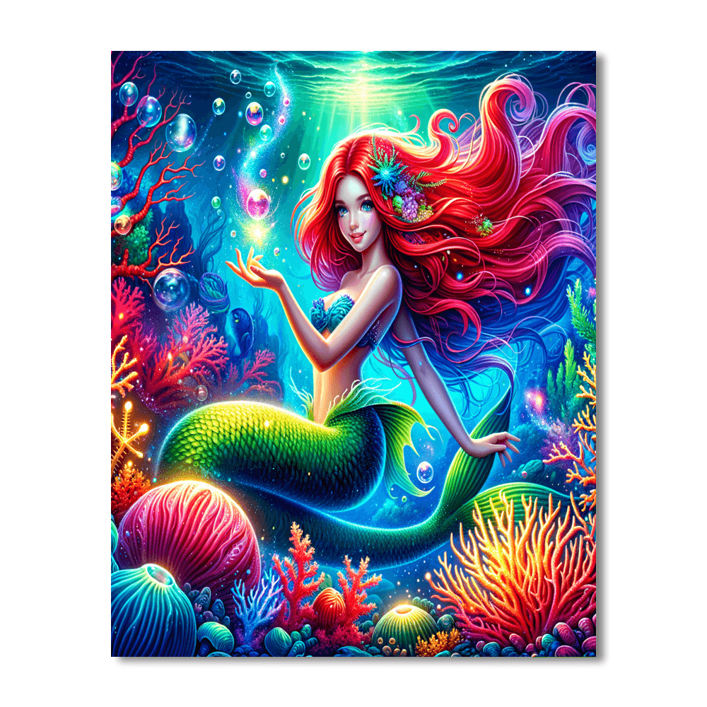 Ariel's Ocean Paint By Color