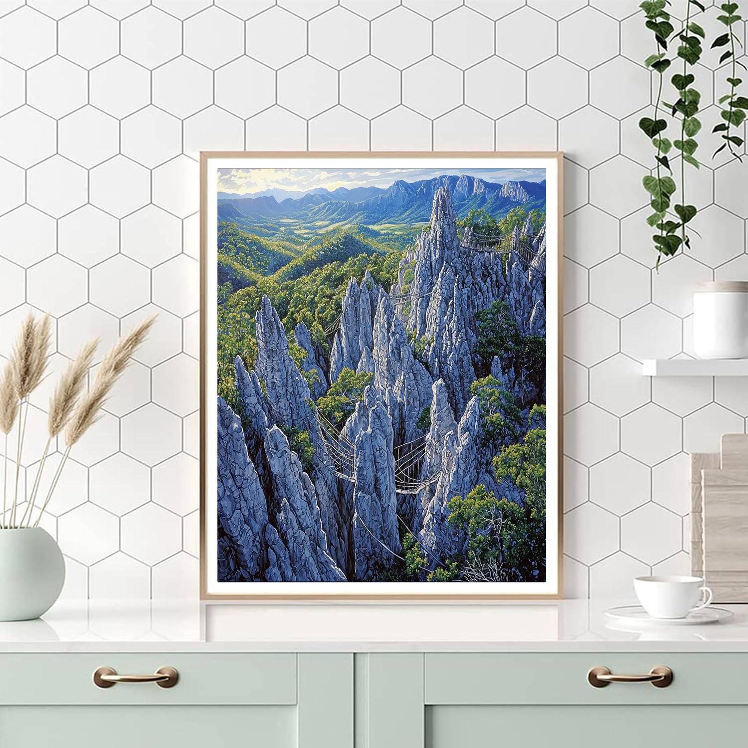 Tsingy De Bemaraha National Park - Madagascar Numbered Painting Kits