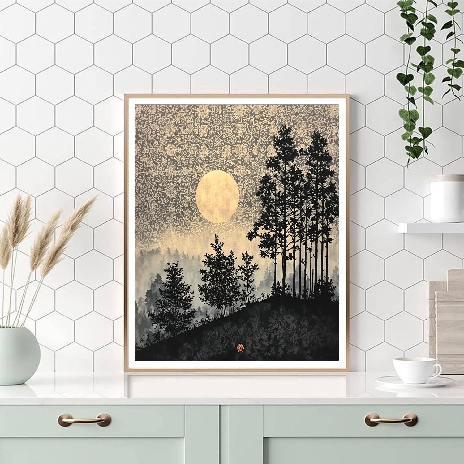 Banksy Inspired Mindful Reflections  DIY Paint By Numbers