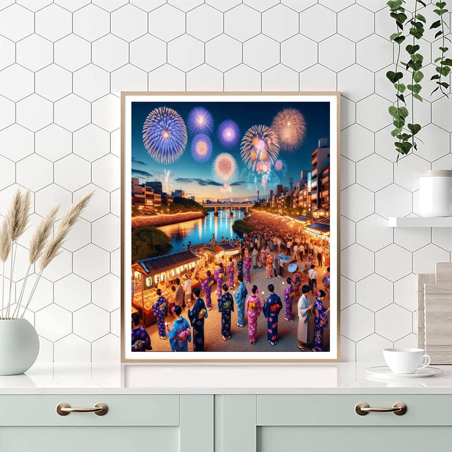 Kansai Electric Power Summer Festival Paint By Numbers Kits